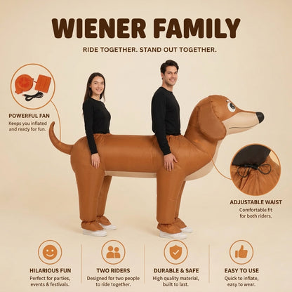 Wiener Family™  Inflatable Dachshund Costume